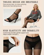 Cozessa™ Ultra Thin 20D Control Toeless Pantyhose