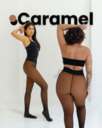 Cozessa™ Sheer Fleece-Lined Tights Inclusive Skin