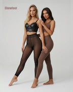 Cozessa™ Plus Size Thermal Sheer-Look Fleece-Lined Leggings