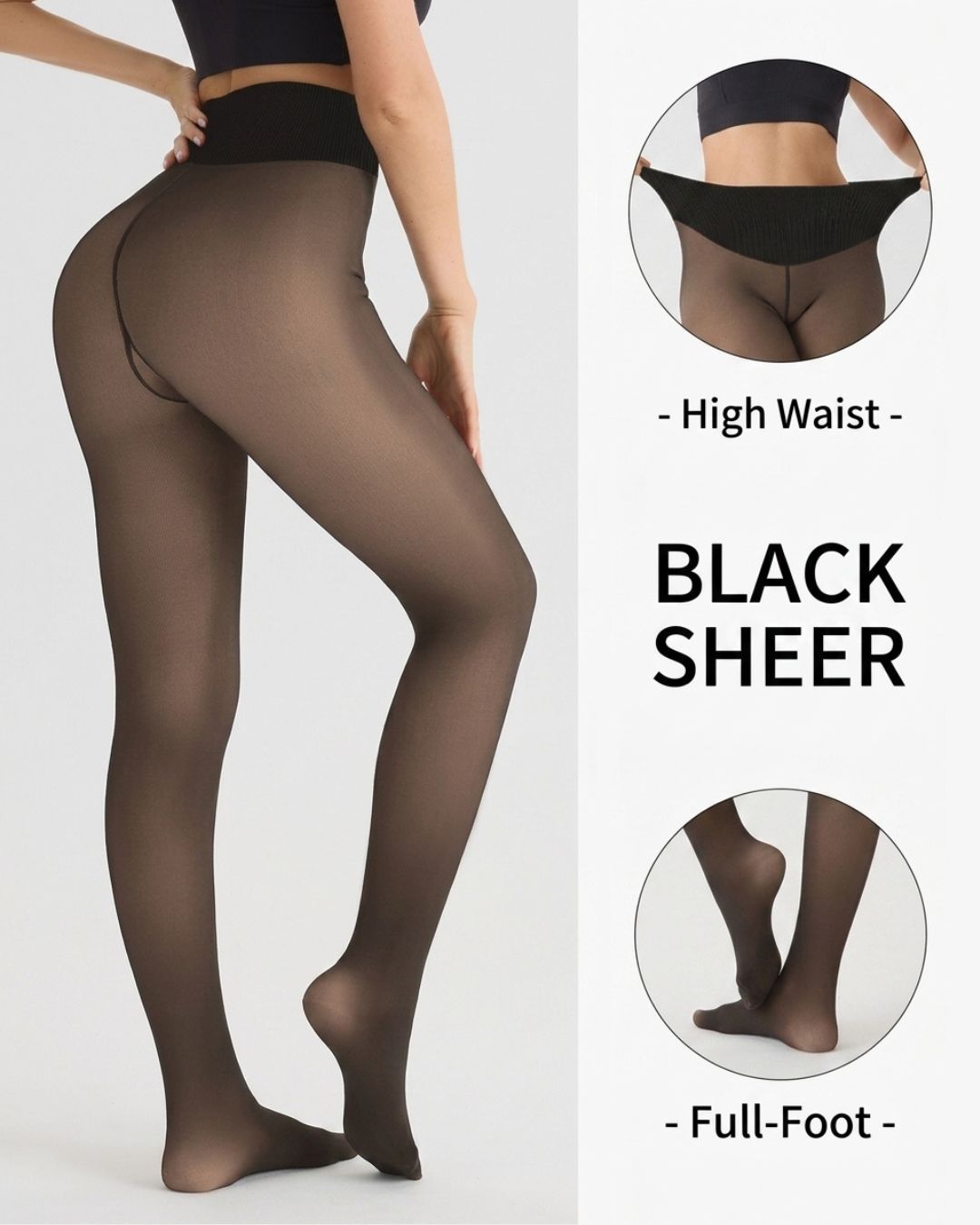 Cozessa™ High-Waisted Thermal Fleece-Lined Tights