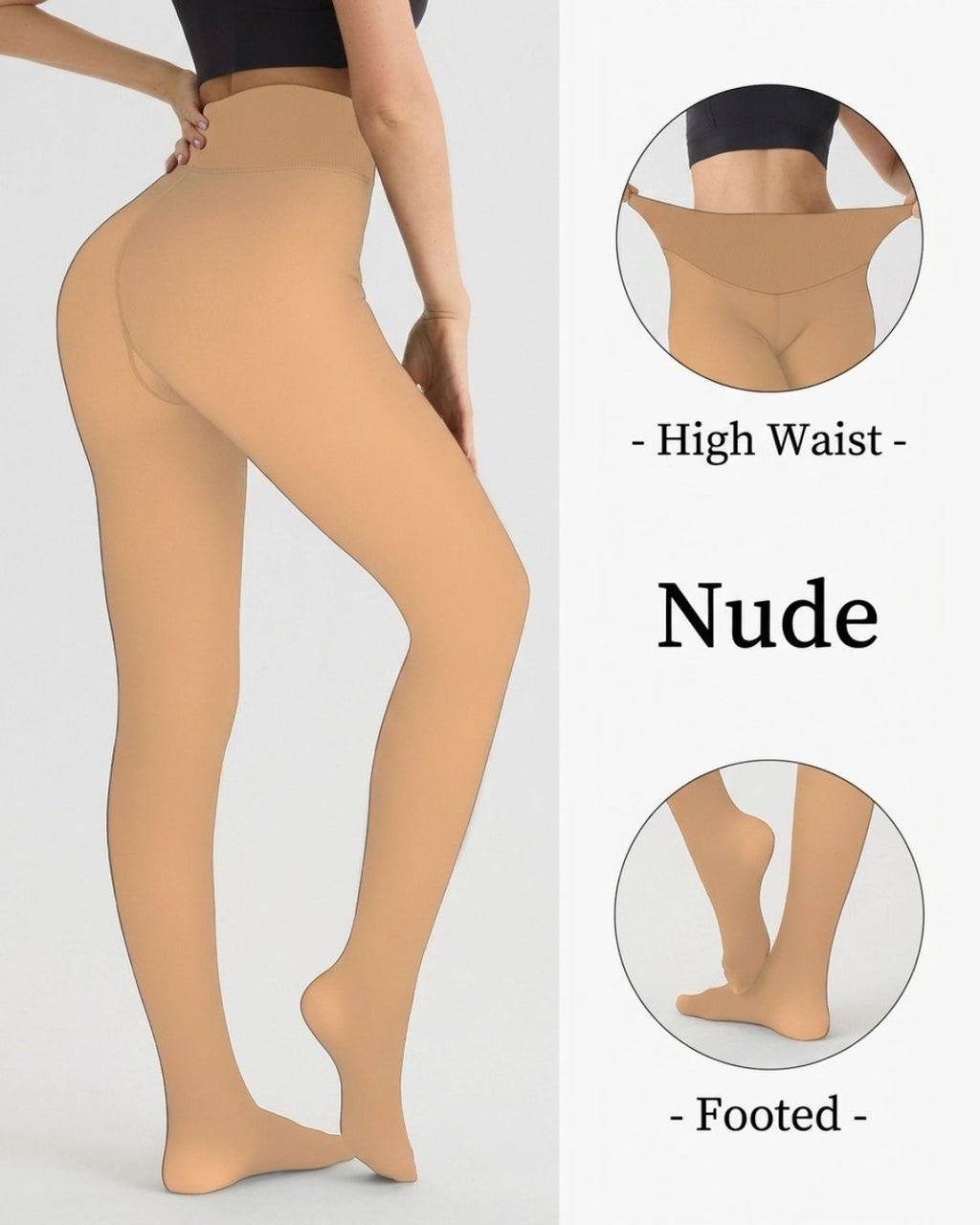 Cozessa™ High-Waisted Thermal Fleece-Lined Tights