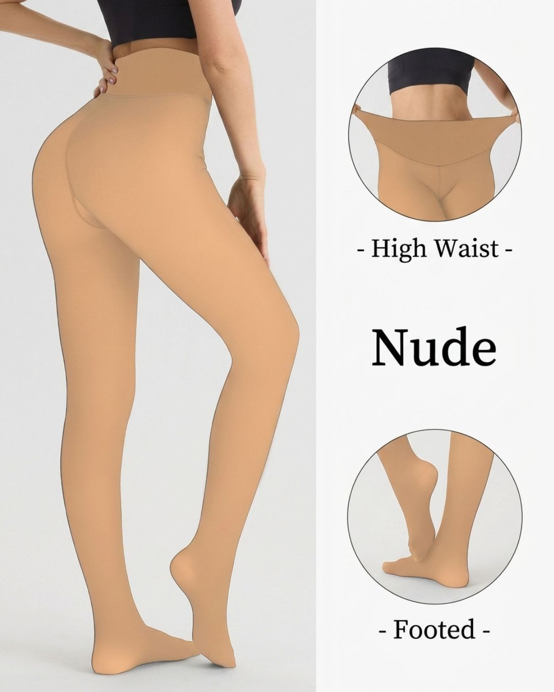 Cozessa™ High-Waisted Thermal Fleece-Lined Tights