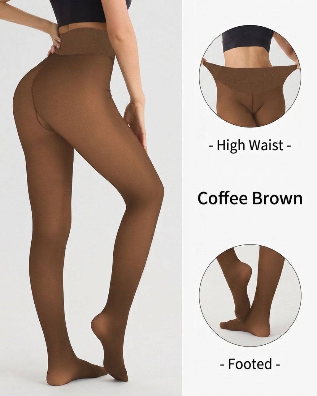 Cozessa™ High-Waisted Thermal Fleece-Lined Tights
