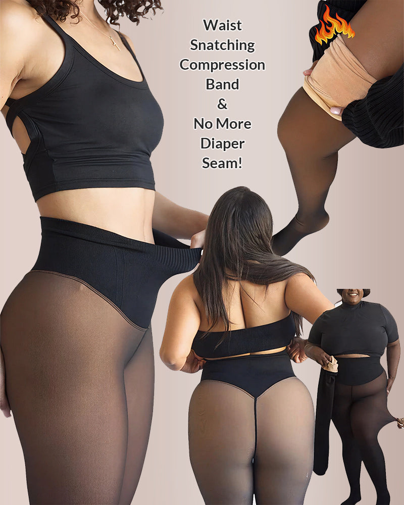 Curvvvy™ - One-Seam Sculpting Thermal Tights Curvvvy