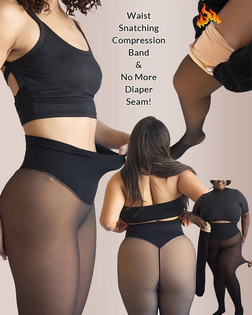 Curvvvy™ - One-Seam Sculpting Thermal Tights Curvvvy