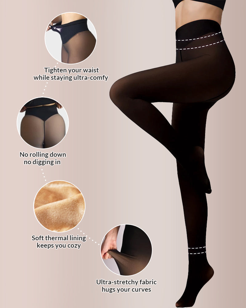 Curvvvy™ - One-Seam Sculpting Thermal Tights Curvvvy