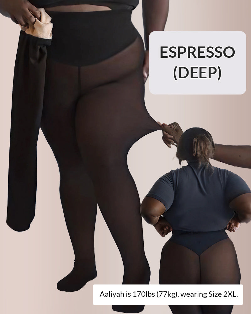 Curvvvy™ - One-Seam Sculpting Thermal Tights Curvvvy