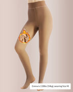 Curvvvy™ Opaque Fleece Lined Sculpting Tights Curvvvy