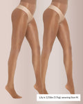 Cozessa™ Ultra Sheer High-Waist Glossy Tights (2 Pack)