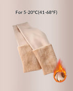 Curvvvy™ Semi-Sheer Single Seam Fleece Lined Tights Curvvvy