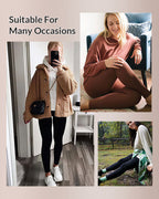 Curvvvy™ Fleece-Lined High-Waist Leggings with Pockets Curvvvy