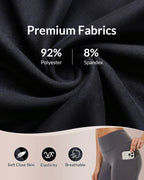 Curvvvy™ Fleece-Lined High-Waist Leggings with Pockets Curvvvy