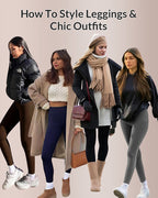 Curvvvy™ Fleece-Lined High-Waist Leggings with Pockets Curvvvy
